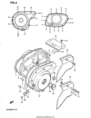Crankcase Cover Schematic