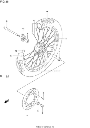 Front Wheel Schematic