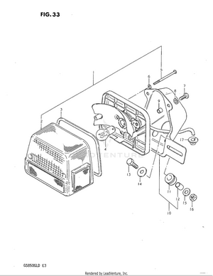 Rear Combination Lamp Schematic