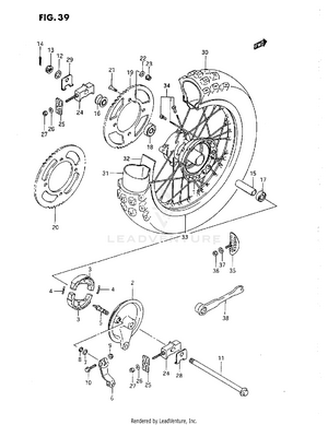 Rear Wheel (g/h/j/k) Schematic