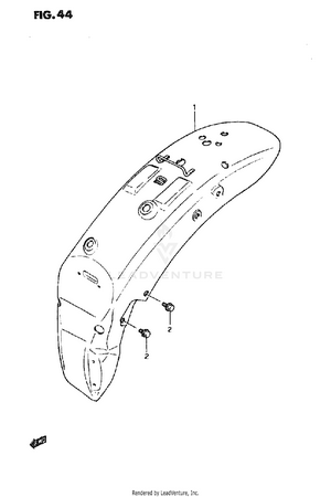 Rear Fender Schematic