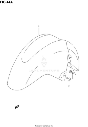 Front Fender (an400sk5/sk6) Schematic
