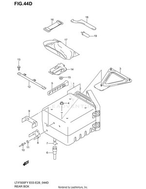 Rear Box (model K1/k2) Schematic