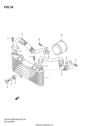 Oil Cooler Schematic