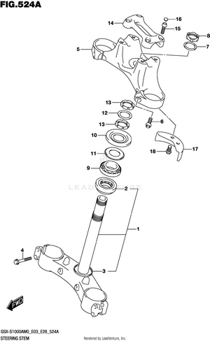 Steering Stem Schematic