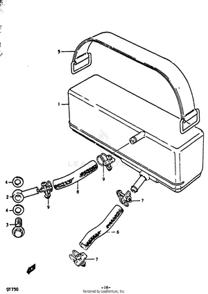 Radiator Sub Tank Schematic