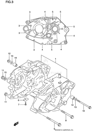 Crankcase Schematic