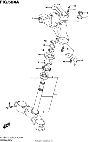 Steering Stem Schematic