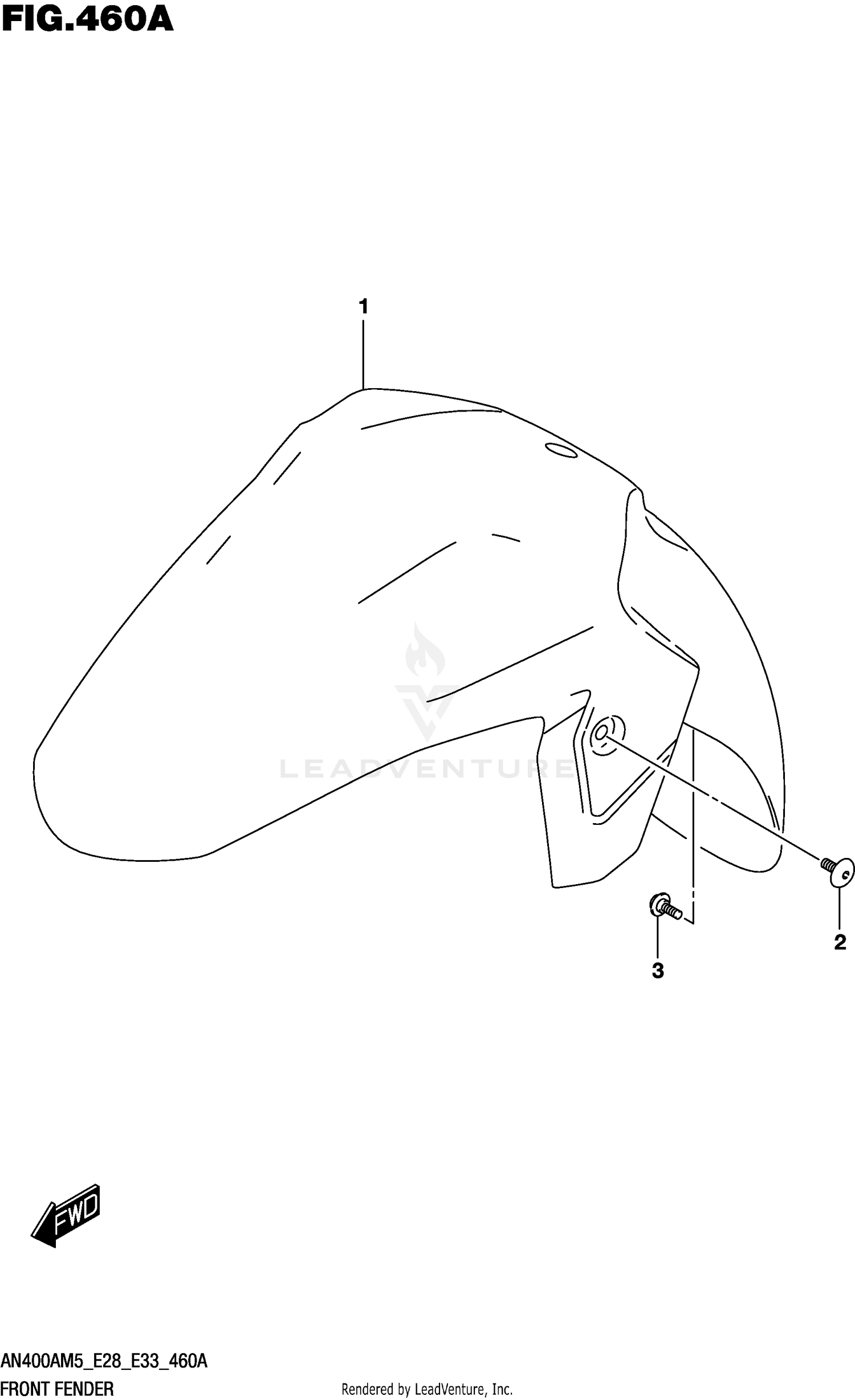 FRONT FENDER