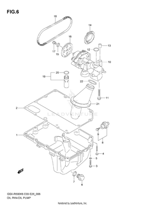 Oil Pan - Oil Pump Schematic