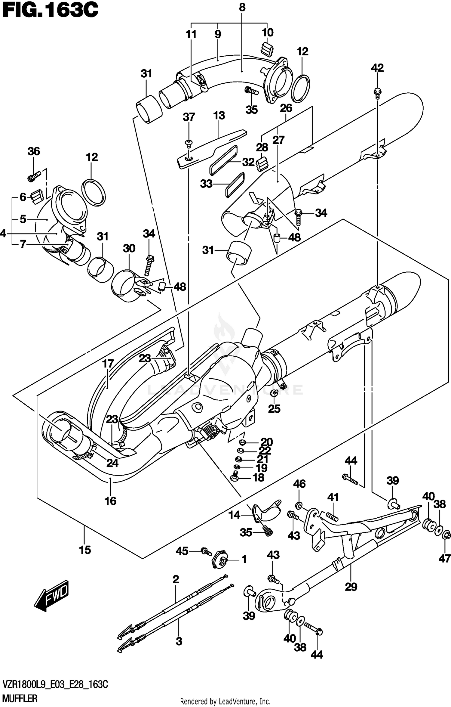MUFFLER (VZR1800BZL9 E28)