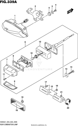 Rear Combination Lamp Schematic