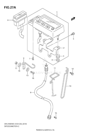 Speedometer (model K6/k7/k8/k9) Schematic