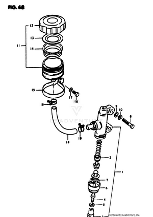 Rear Master Cylinder Schematic