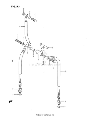 Front Brake Hose Schematic