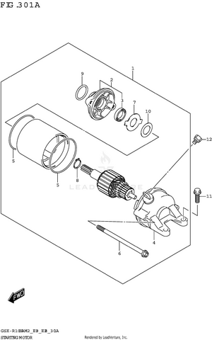 Starting Motor Schematic