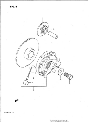 Starter Clutch Schematic