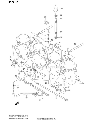 Carburetor Fittings Schematic