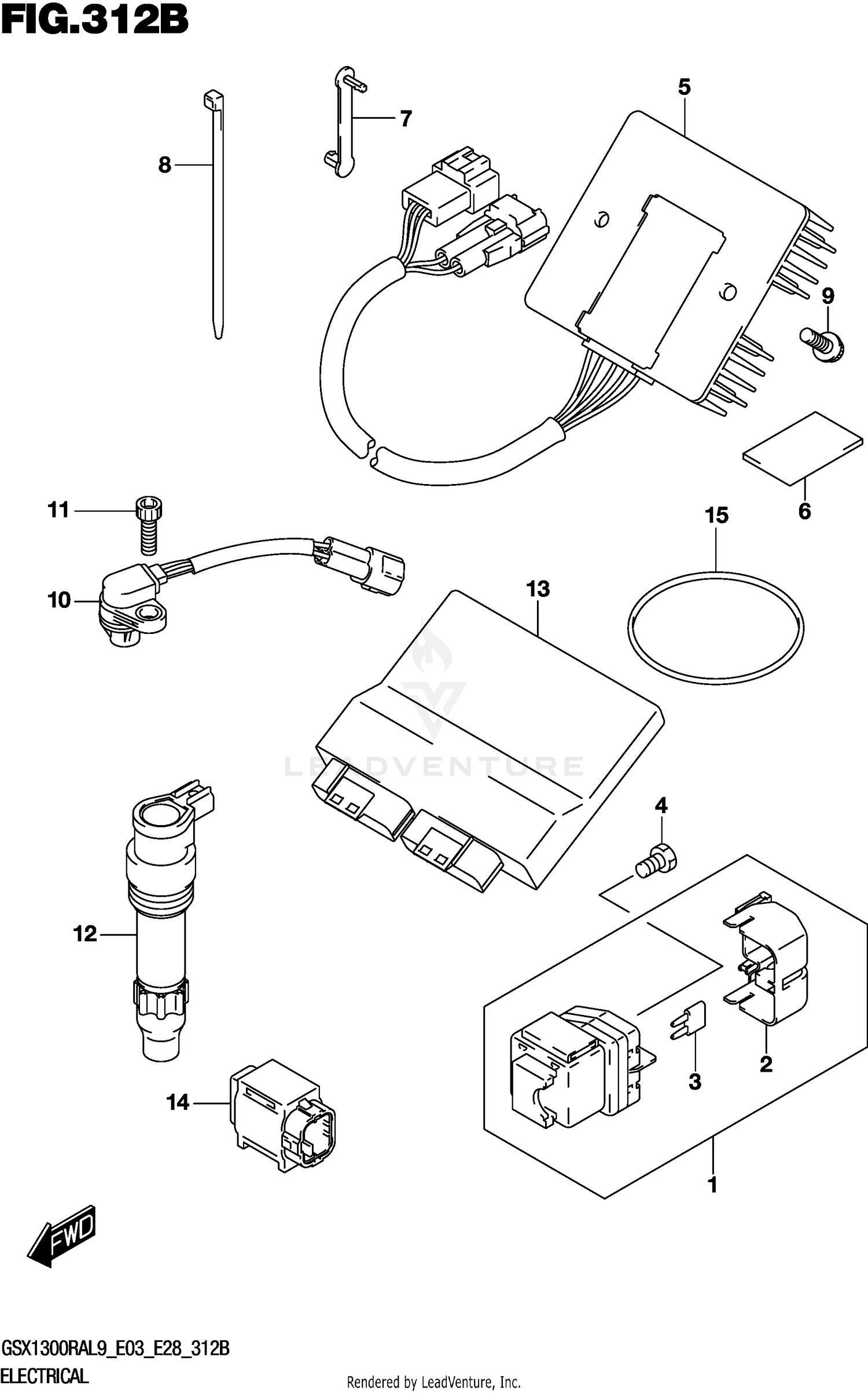 ELECTRICAL (GSX1300RAL9 E28)