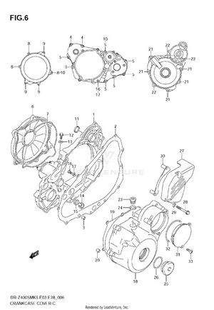 Crankcase Cover Schematic