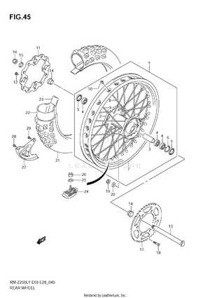 Rear Wheel Schematic