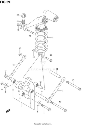 Rear Cushion Lever Schematic