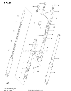 Front Fork Schematic