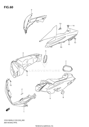 Air Intake Pipe Schematic