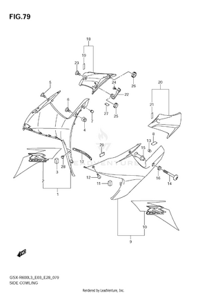 Side Cowling (ags,agt) Schematic