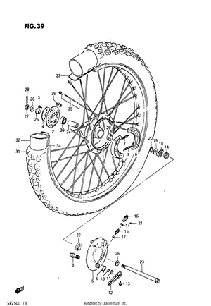 Front Wheel Schematic