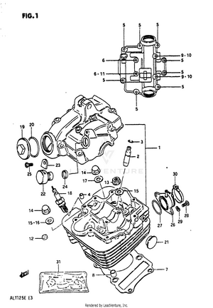Cylinder Head Schematic
