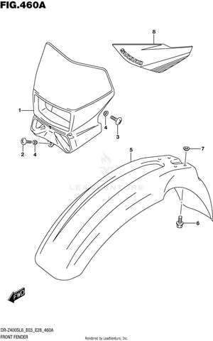 Front Fender Schematic