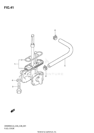 Fuel Cock (dr200sel3 E28) Schematic