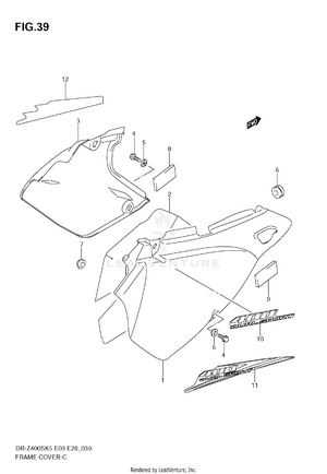 Frame Cover (model K5/k6/k7/k8) Schematic