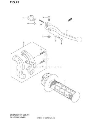 Right Handle Lever Schematic
