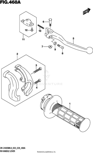 Rh Handle Lever Schematic