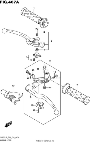 Handle Lever Schematic