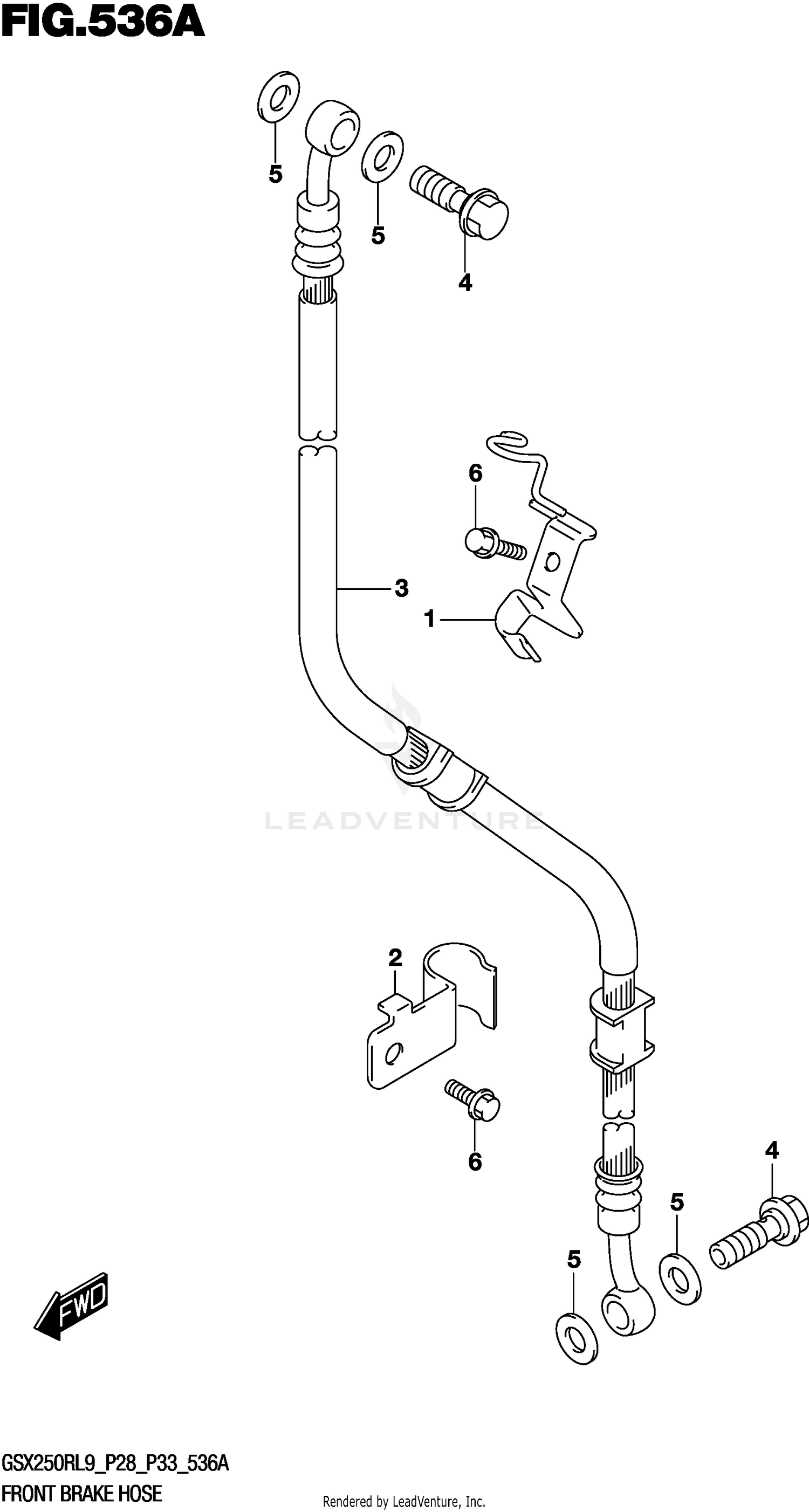 FRONT BRAKE HOSE