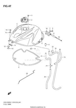 Fuel Tank (e28) Schematic