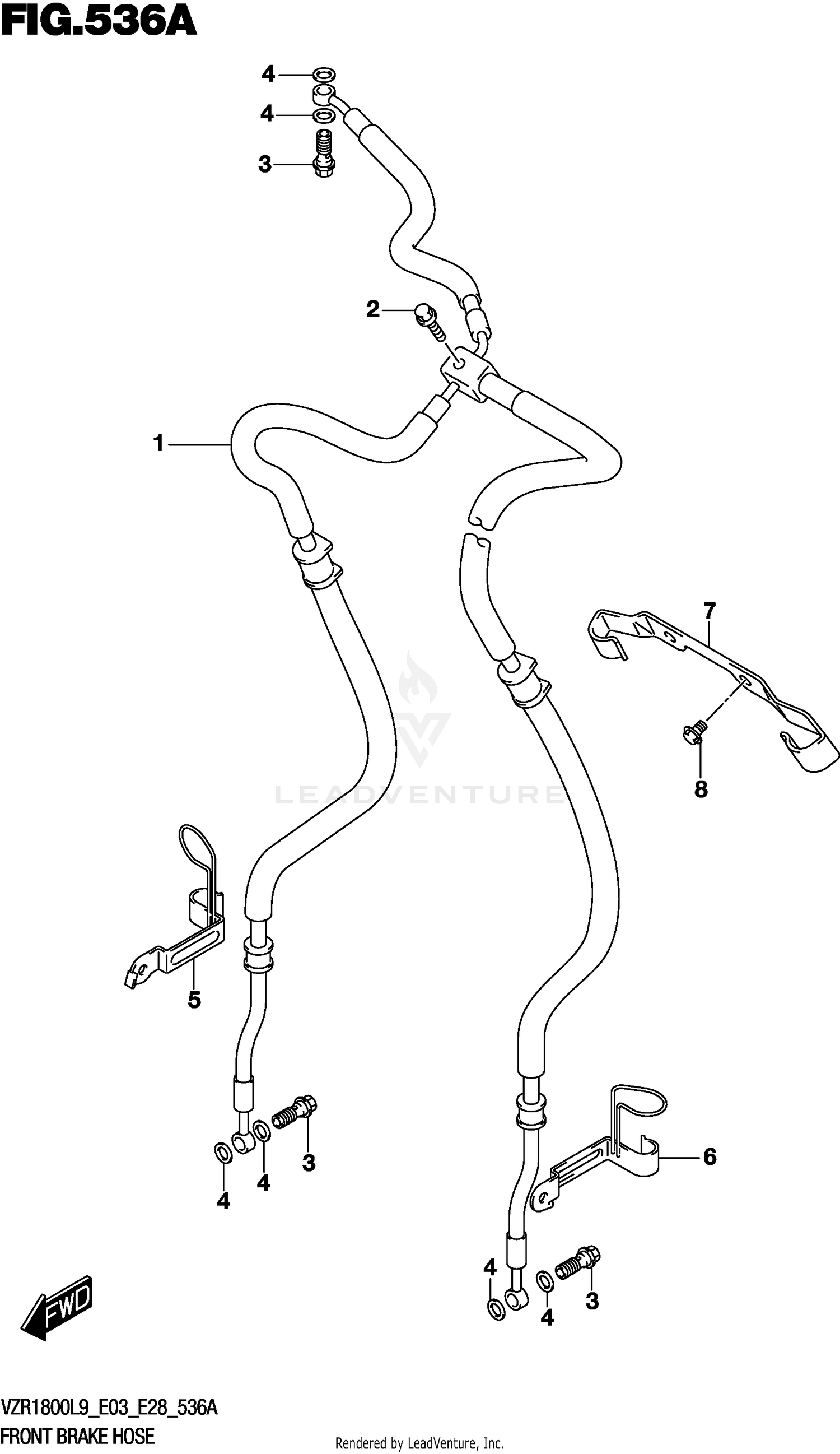 FRONT BRAKE HOSE