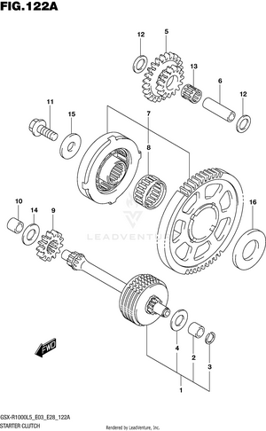 Starter Clutch Schematic