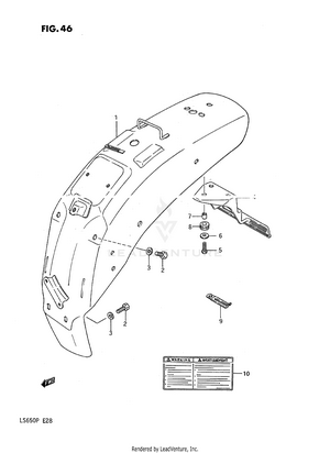 Rear Fender Schematic
