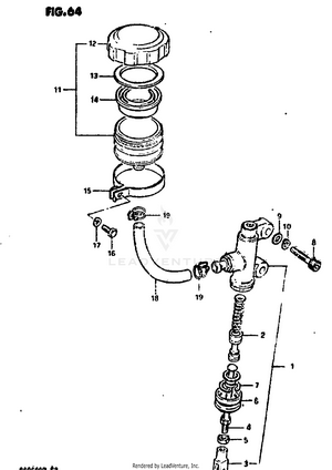 Rear Master Cylinder Schematic