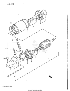 Starting Motor Schematic
