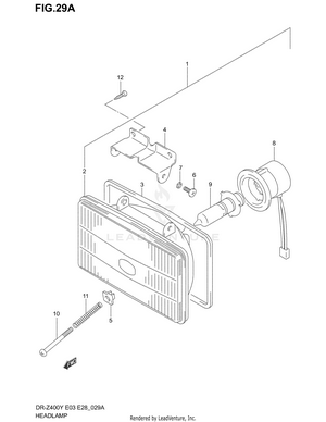 Headlamp (model K2/k3/k4) Schematic