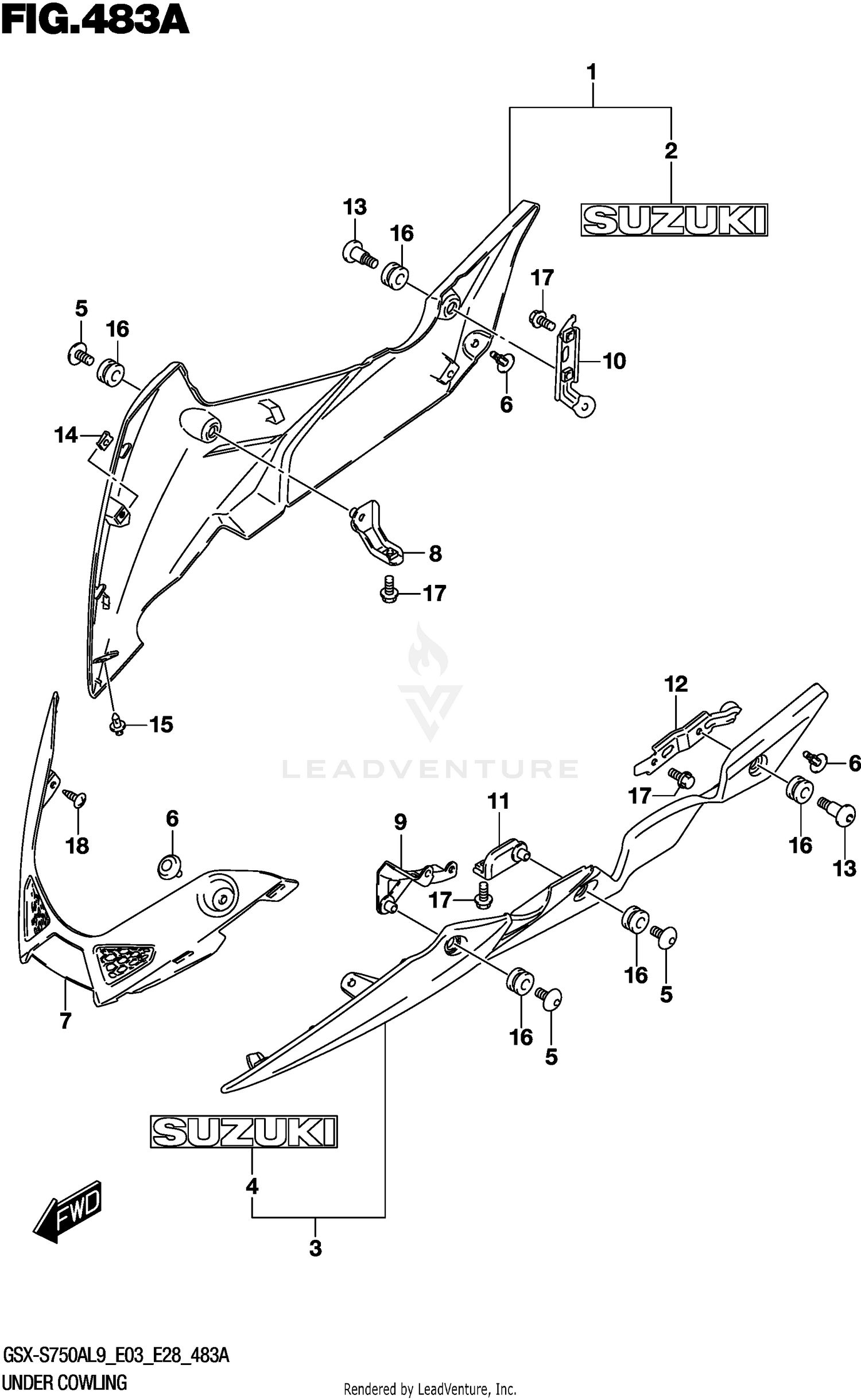 UNDER COWLING (GSX-S750ZL9 E03)
