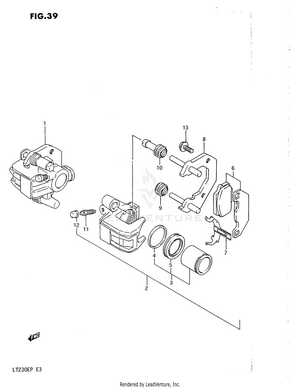 Front Calipers Schematic