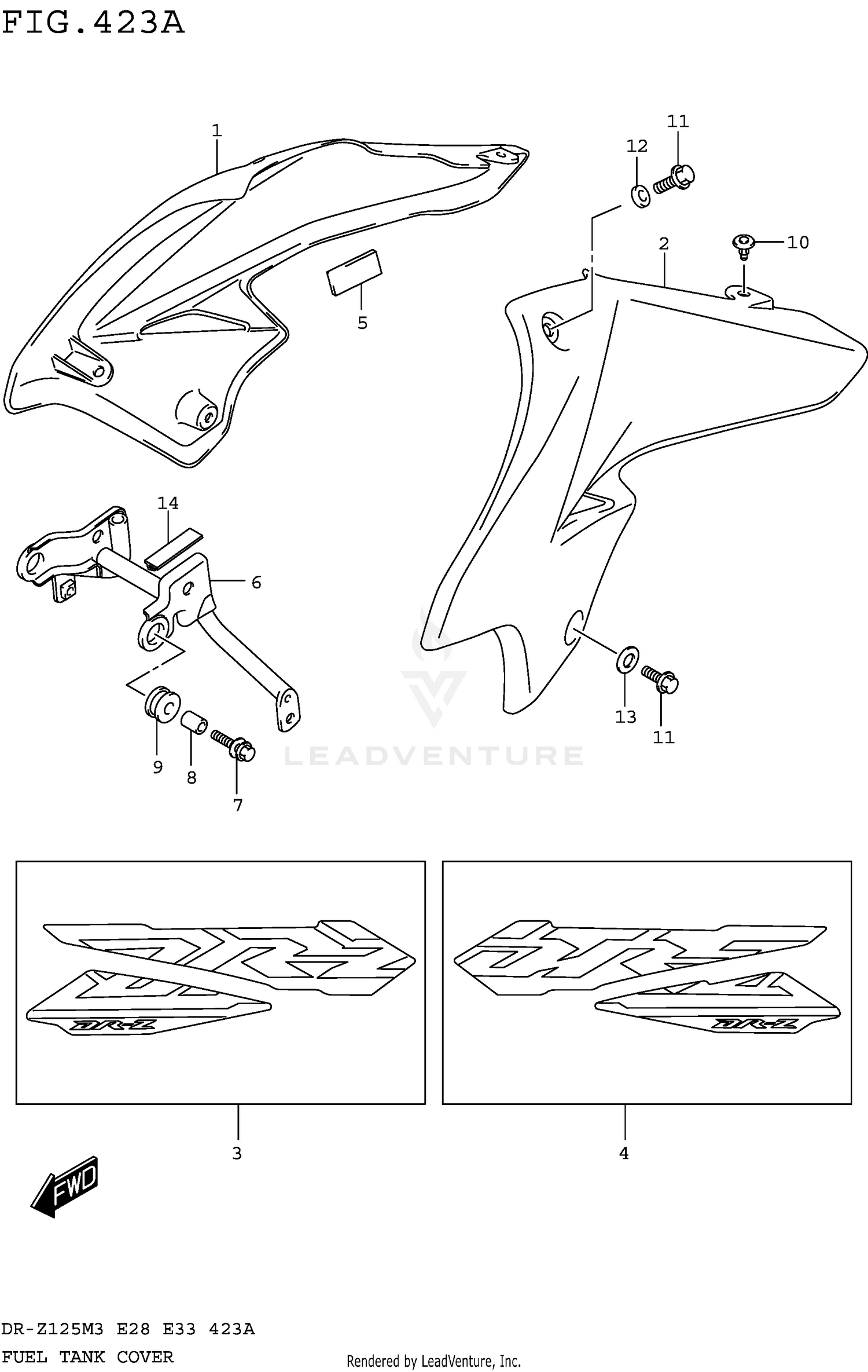 FUEL TANK COVER