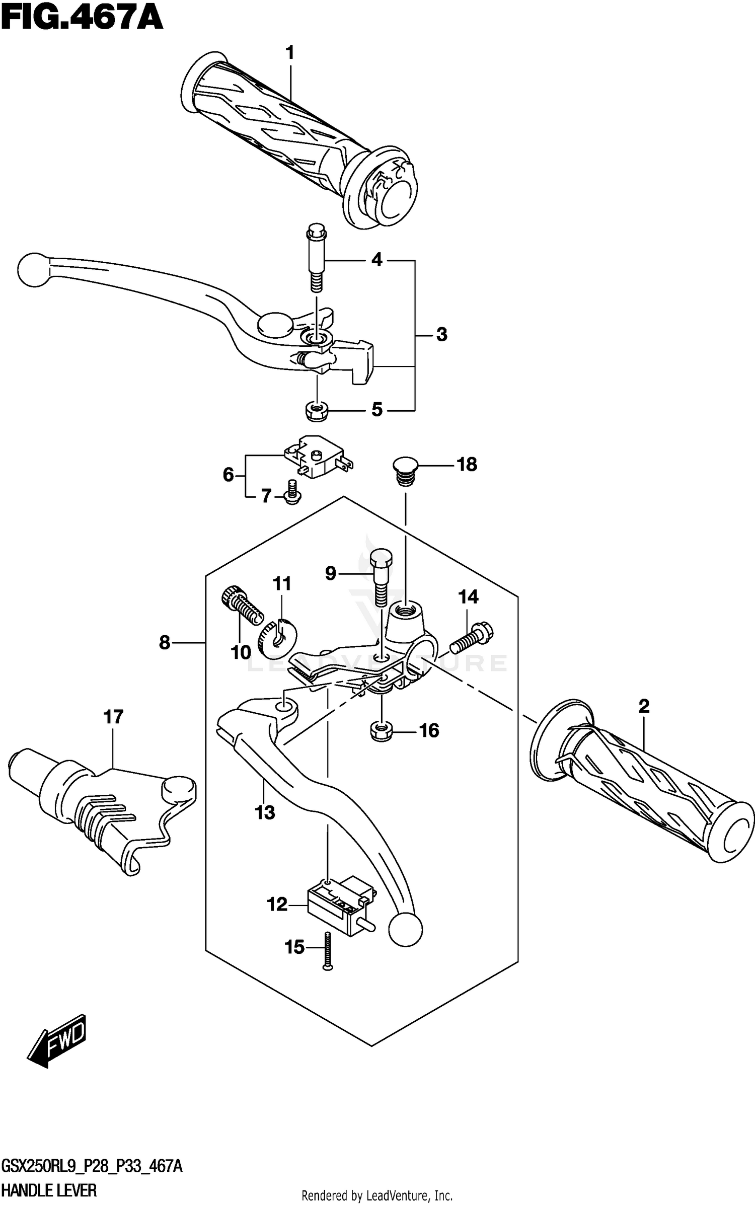 HANDLE LEVER