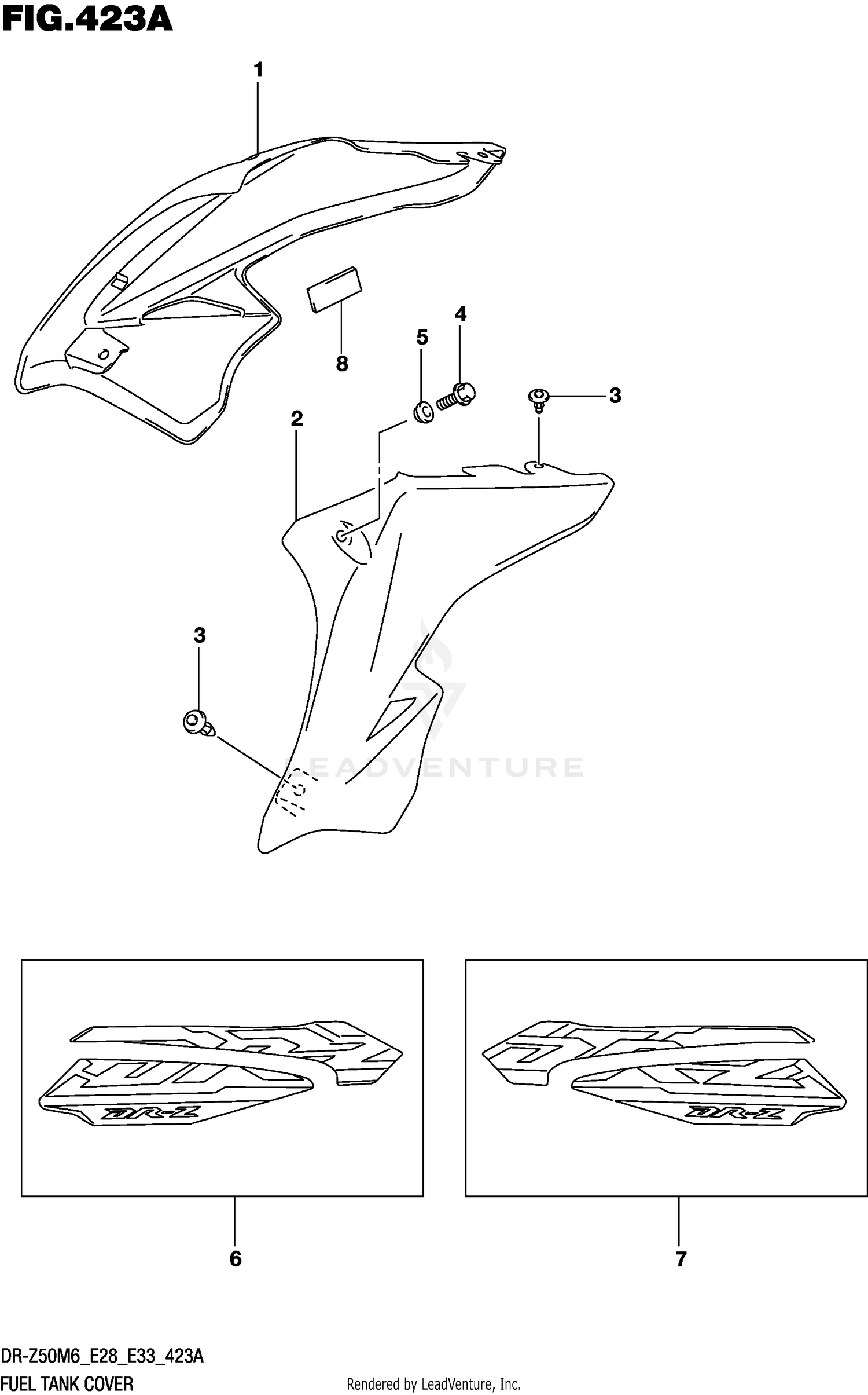 FUEL TANK COVER